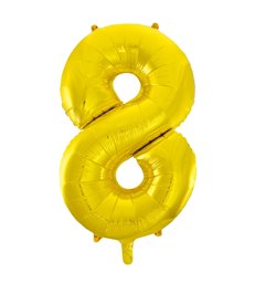 34" PKG GOLD GLITZ FOIL BALLOON-8