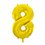 34" PKG GOLD GLITZ FOIL BALLOON-8