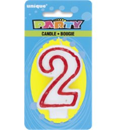 DELUXE NUMERL BIRTHDAY CANDLE 2