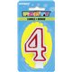 DELUXE NUMERL BIRTHDAY CANDLE 4