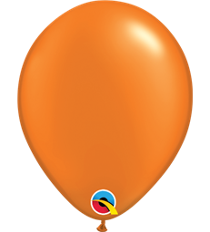 Pearl Orange Pack of 100 5" latex balloons