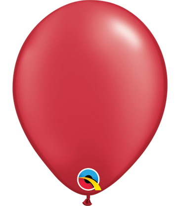 Pearl Red Pack of 100 5" latex balloons