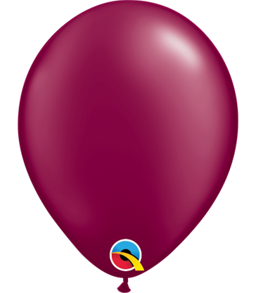 Pearl Burgundy Pack of 100 5" latex balloons