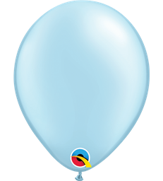 Pearl Light Blue Pack of 100 5" latex balloons