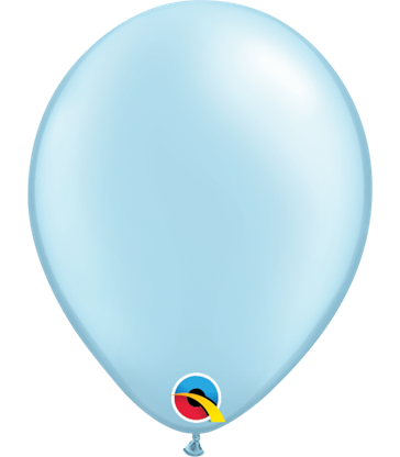 Pearl Light Blue Pack of 100 5" latex balloons