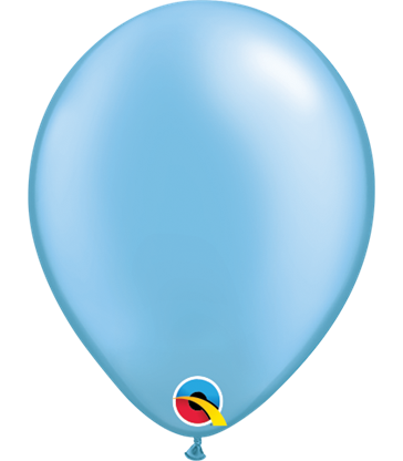 Pearl Azure Pack of 100 5" latex balloons
