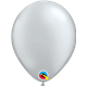 Pearl Silver Pack of 100 5" latex balloons