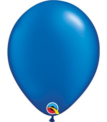 Pearl Sapphire Blue Pack of 100 11" latex balloons