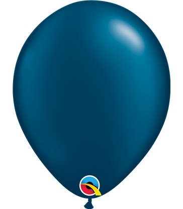 Pearl Midnight Blue Pack of 100 11" latex balloons