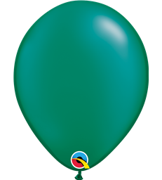 Pearl Emerald Green Pack of 100 11" latex balloons