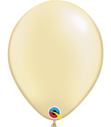 Pearl Ivory Pack of 100 11" latex balloons