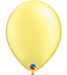 Pearl Lemon Chiffon Pack of 100 11" latex balloons