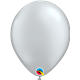 Pearl Silver Pack of 100 11" latex balloons
