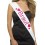 Braut Sash, White