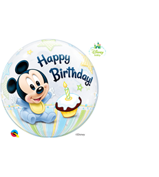 Disney Mickey Mouse 1st Birthday 22" balloon