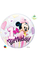 Disney Minnie Mouse 1st Birthday 22" balloon