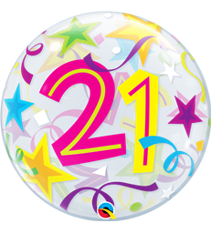 21 Brilliant Stars 22" balloon