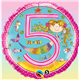 Rachel Ellen - Age 5 Mermaid Polka Dots 18" balloon