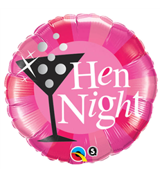 Hen Night Pink 18" balloon