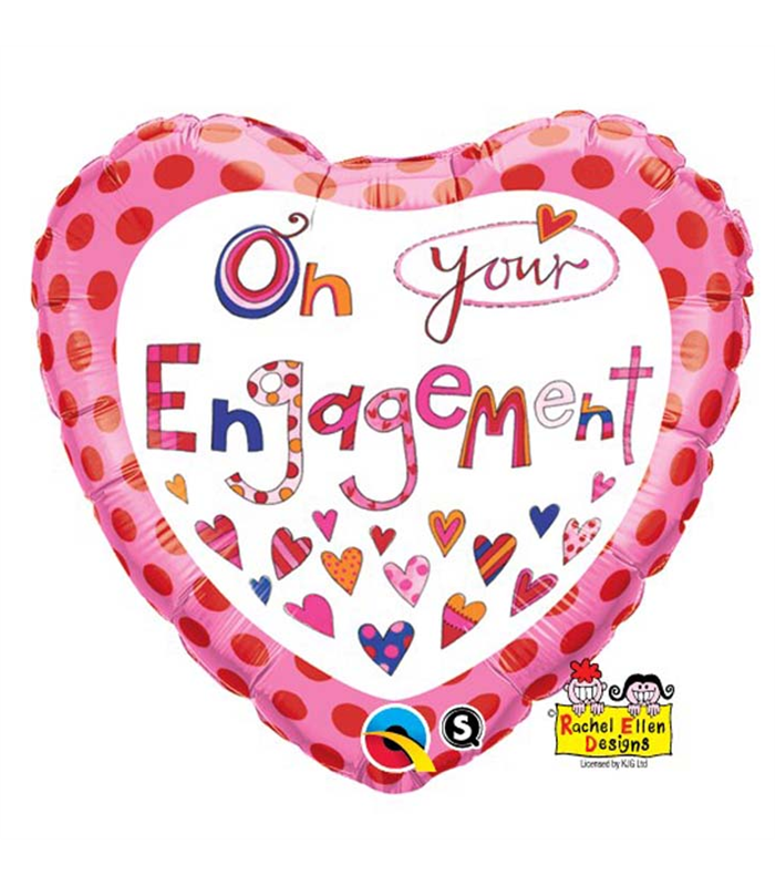 Rachel Ellen - On Your Engagement 18" balloon