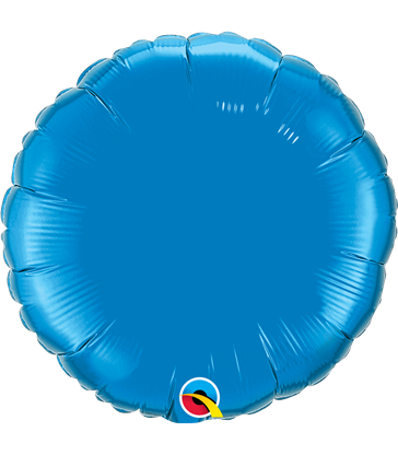 Sapphire Blue Round 18" balloon