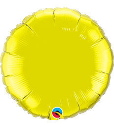 Citrine Yellow Round 18" balloon