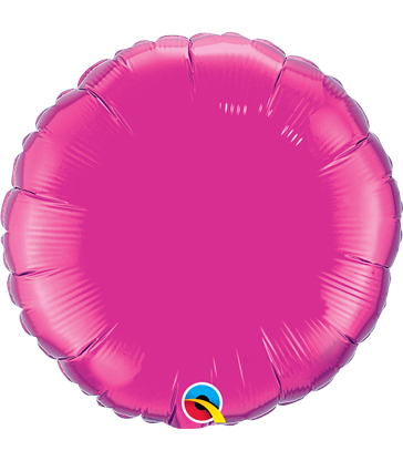 Magenta Round 18" balloon