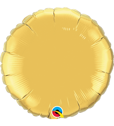 Gold Round 18" balloon