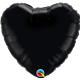 Black Heart 18" balloon