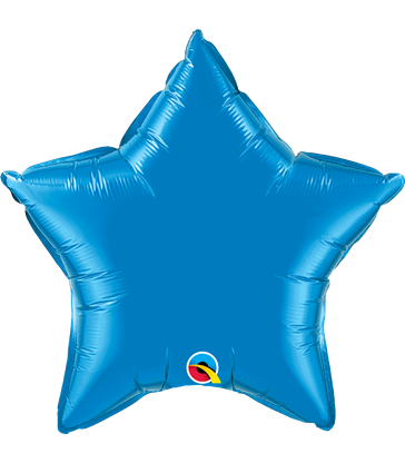 Sapphire Blue Star 20" balloon