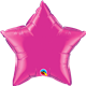 Magenta Star 20" balloon
