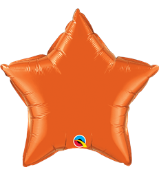 Orange Star 20" balloon