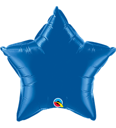 Dark Blue Star 20" balloon
