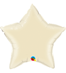 Ivory Star 20" balloon