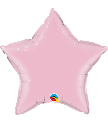 Pink Star 20" balloon