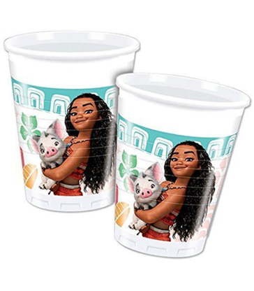 Disney Moana 8 Plastic Cups
