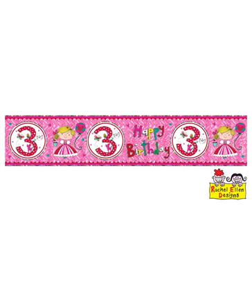 Rachel Ellen - Age 3 Princess Banner