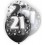 6 12'' BLACK GLITZ BALLOONS -21