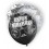 6 12'' BLACK HB GLITZ BALLOONS