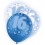 6 12'' BLUE GLITZ BALLOONS -16