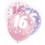 6 12'' PINK GLITZ BALLOONS -16