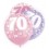 6 12'' PINK GLITZ BALLOONS -70
