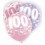 6 12'' PINK GLITZ BALLOONS-100