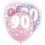 6 12'' PINK GLITZ BALLOONS-90