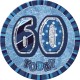 BLUE GLITZ 6'' BADGE- 60