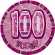 GLITZ PINK BIRTHDAY BADGE-100