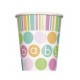 8 PASTEL BABY SHOWER 9OZ CUPS