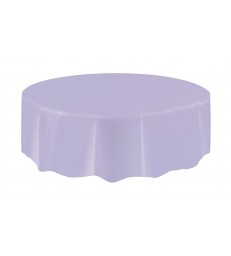 LAVENDER ROUND TABLECOVER 84 DIA