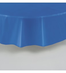 ROYAL BLUE ROUND TABLECOVER 84 DIA