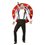 Deluxe Knife Thrower Costume, Red & White